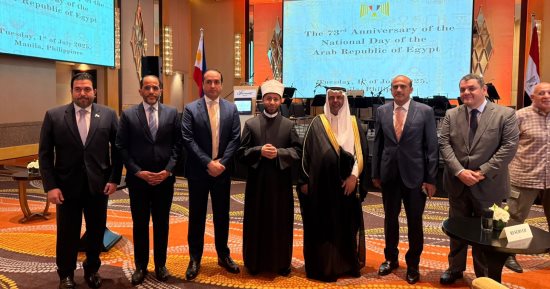 وزير الأوقاف يشارك فى الاحتفال باليوم الوطنى المصرى بالفلبين 