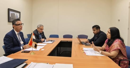 وزير التموين يلتقى السكرتير العام لوزارة شؤون المستهلك وتوزيع الأغذية بالهند