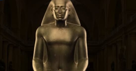 مقتنيات المتحف المصرى.. تمثال الوزير الطيبى نيس با كاشوتى