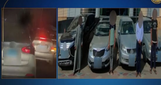 الداخلية تضبط 4 سائقين بسبب الحركات الاستعراضية وتعطيل المرور بالجيزة.. فيديو 