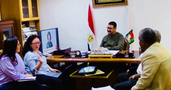 وكيل زراعة سوهاج يستقبل لجنة المتابعة ببرنامج الأغذية العالمى
