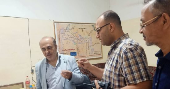 وكيل صحة الوادى الجديد يتفقد غرفة الطوارئ الرئيسية بالقطاع 