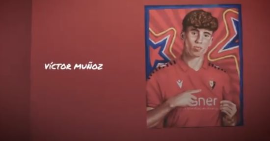 أوساسونا يضم رسميا مونوز من ريال مدريد حتى 2030