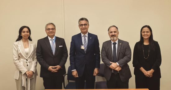 وزير التموين يلتقي مديرة معهد المترولوجيا والجودة والتكنولوجيا بالبرازيل