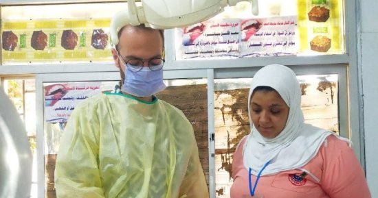 فحص 2291 مريضا بقافلة طبية مجانية فى صان الحجر بالشرقية