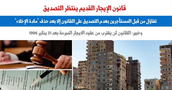  قانون الإيجار القديم ما بين التصديق من عدمه.. نقلا عن "برلماني"