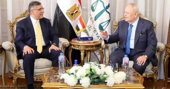 محافظ الجيزة يزور رئيس مجلس الدولة لتهنئته بمنصبه