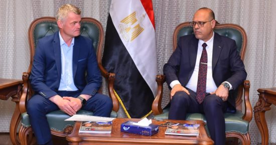 وزير العمل يستقبل وفدًا من شركة روسية عاملة فى مشروع الضبعة النووية