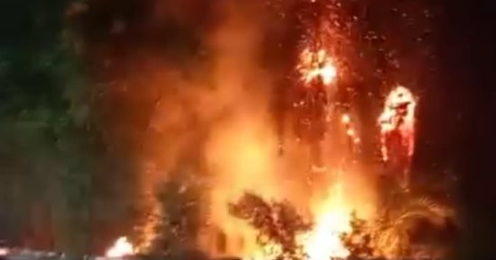 نيابة مصر الجديدة تنتهى من معاينة حريق عقار وتطلب التحريات