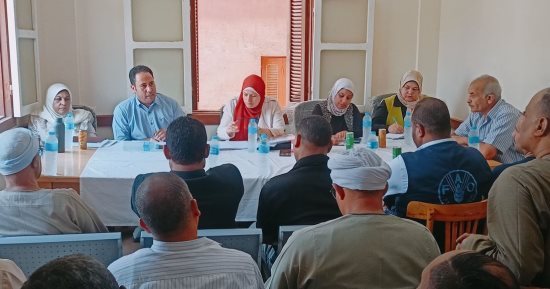 وفد من حياة كريمة والأغذية العالمي والفاو يزورون قنا 