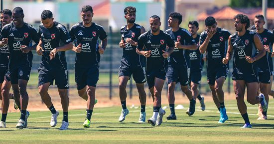 الأهلي يخوض مرانه فى ثاني أيامه بمعسكر تونس استعدادا للدوري المصري