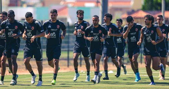 مران الأهلي..محاضرة ريبيرو ..فقرة بدنية استعداداً لـ مودرن سبورت في الدوري