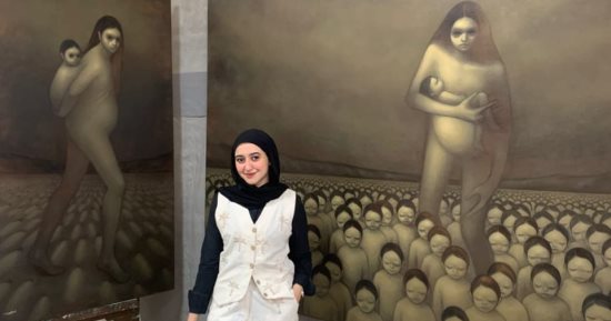مشروع تخرج أميرة أيوب بكلية الفنون الجميلة 2025.. دور الأم لا ينتهي حتى بوفاتها