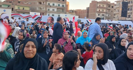 بدء توافد المواطنين لحضور المؤتمر الجماهيري الحاشد لحزب مستقبل وطن بالشرقية