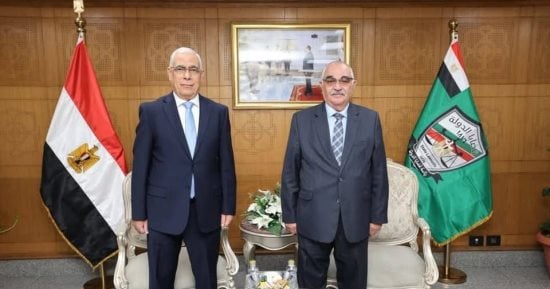 النائب العام يزور هيئة قضايا الدولة لتهنئة المستشار حسين مدكور بتوليه منصبه الجديد