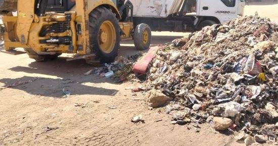 رفع 8 أطنان قمامة ومخلفات فى حملة بمركز طما بسوهاج