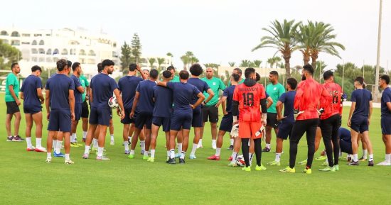 كواليس مران المصرى بعد التعادل مع الصفاقسى بمعسكر تونس.. صور