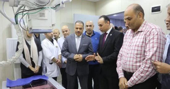 محافظ الشرقية يفتتح أعمال تطوير وحدة الأشعة بمستشفى فاقوس