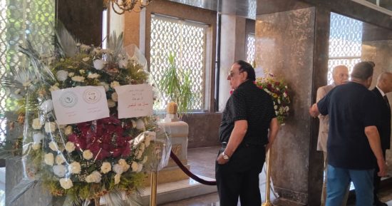 توافد المواطنين على ضريح الزعيم جمال  عبد الناصر لإحياء ذكرى ثورة 23 يوليو 