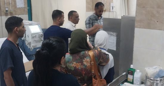 التأمين الصحى بسوهاج يتفقد مستشفى الهلال للتأكد من توافر الأدوية للمرضى