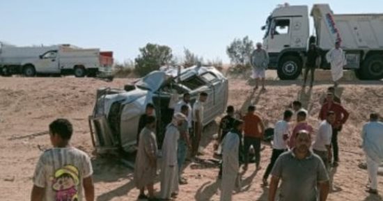 المئات يؤدون صلاة الجنازة على مدير أمن الوادي الجديد