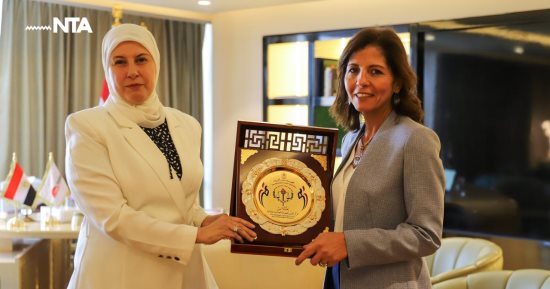 مدير الأكاديمية الوطنية للتدريب تلتقى وفدا من المركز القومى للبحوث