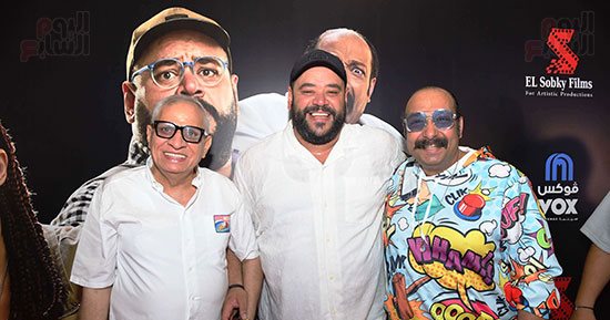 محمد ممدوح من عزاء شقيق خالد جلال إلى العرض الخاص لفيلمه روكي الغلابة.. صور 