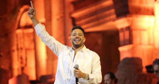 حماقي يتألق فى حفله بمهرجان جرش بأجمل أغنياته.. صور