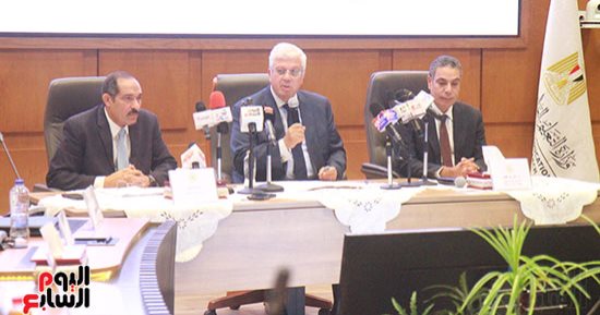 نتيجة تنسيق المرحلة الأولى.. بدء مؤتمر وزير التعليم العالى لإعلان النتيجة.. صور