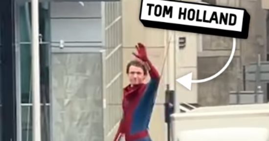 توم هولاند فوق دبابة لتصوير فيلم SPIDER-MAN فى مدينة جلاسكو.. فيديو