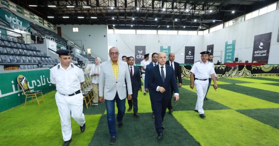 محافظ كفر الشيخ يتفقد مقر اللجنة العامة للانتخابات بنادى سيتى كلوب.. صور