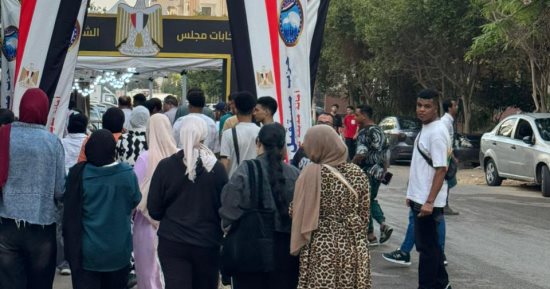 مشاركة كثيفة للشباب بانتخابات مجلس الشيوخ فى مدينة نصر لليوم الثانى 