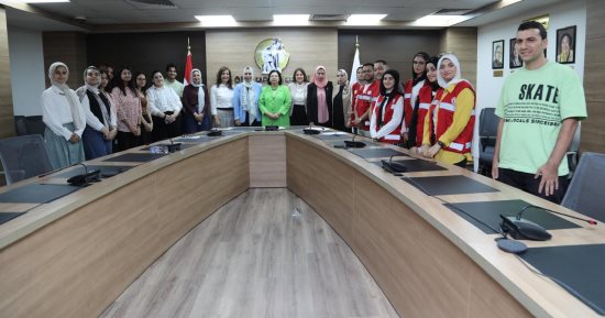 المجلس القومى للمرأة يستقبل وفد من طلاب جامعة الجلالة