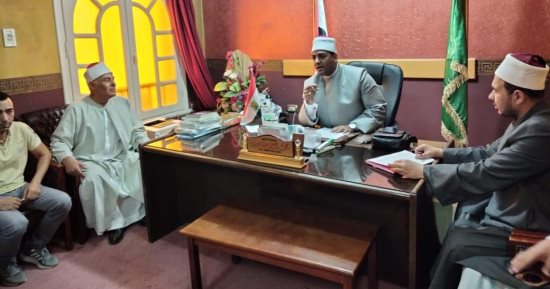 اجتماع موسع مع مديري الإدارات الفرعية لحصر المساجد بأوقاف الدقهلية