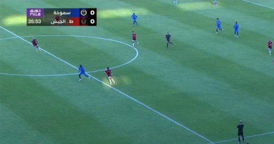 سموحة يتقدم على طلائع الجيش بهدف فى الشوط الأول
