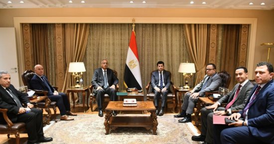 وزير الرياضة يلتقي رئيس الهيئة العامة للرقابة على الصادرات والواردات