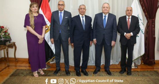 رئيس مجلس الدولة يستقبل رئيس الأكاديمية العربية للعلوم والتكنولوجيا لتهنئته
