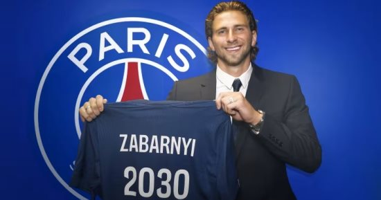 باريس سان جيرمان يضم إيليا زابارنى 5 مواسم كأول أوكرانى فى تاريخه