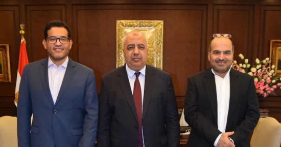 الرئيس التنفيذى الجديد لعرب سات يزور مدينة الإنتاج الإعلامى
