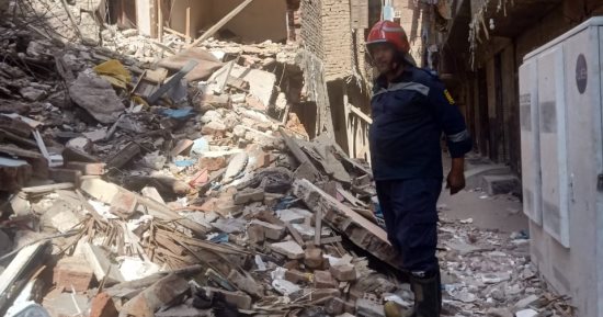 انهيار سقف خزان يسفر عن إصابة طلاب داخل مدرسة ثانوية فى الصف