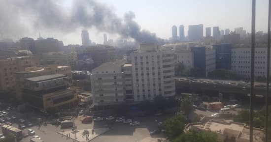 إخماد حريق داخل مركز طبى فى الجيزة دون إصابات