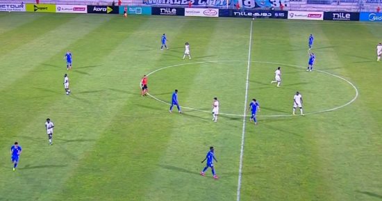 شوط سلبي بين سموحة وانبي فى بطولة الدورى 