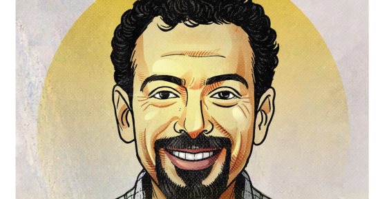 "يد الأب لا تتركك".. كاريكاتير اليوم السابع ينعي مدير التصوير تيمور تيمور