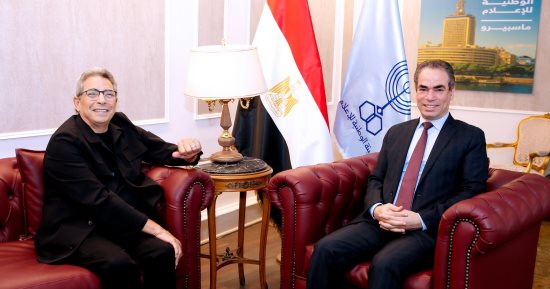محمود سعد يزور ماسبيرو بعد غياب 14 سنة