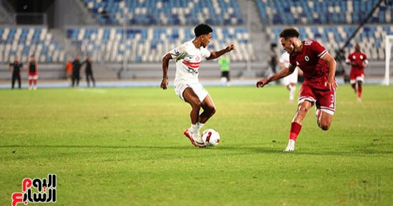 الزمالك يتقدم على مودرن سبورن بهدف بيزيرا فى الشوط الأول.. فيديو