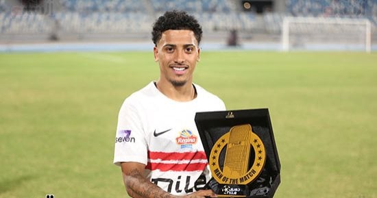خوان ألفينا رجل مباراة الزمالك وموردن سبورت بالدورى