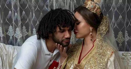 بعد مرور عام.. صور جديدة من حفل زفاف محمد الننى على حنان المغربية