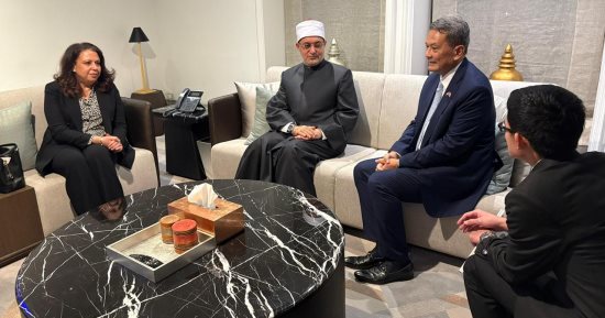 استقبال رسمي لمفتي الجمهورية بالعاصمة التايلاندية