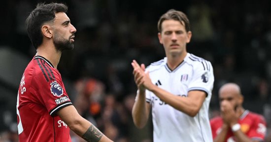 التعادل 1-1 يحسم مواجهة فولهام ضد مان يونايتد فى الدورى الإنجليزي.. فيديو