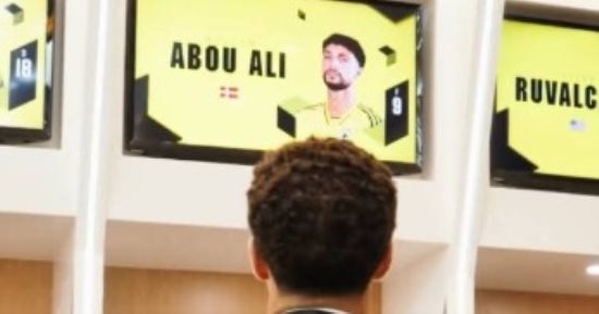 كولومبوس كرو يتجاهل الهوية.. غياب علم فلسطين فى أول ظهور لـ وسام أبو علي